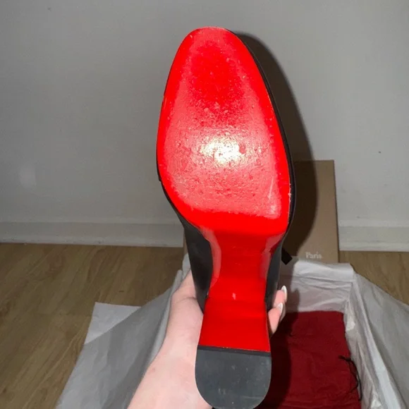 Christian Louboutin black Birgitta 100 calf - Picture 11 of 16